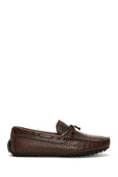 Men's Leather Printed Loafer | Derimod Men's Leather Printed Loafer | Derimod