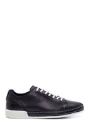 Erkek Siyah Deri Sneaker | Derimod Erkek Siyah Deri Sneaker | Derimod