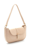 Women's Crocodile Detailed Shoulder Bag | Derimod Women's Crocodile Detailed Shoulder Bag | Derimod