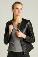 LUCY WOMEN'S LEATHER JACKET | Derimod LUCY WOMEN'S LEATHER JACKET | Derimod