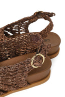 Woman Bronze Metallic Sandal | Derimod Woman Bronze Metallic Sandal | Derimod