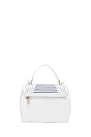 Women's Cream Printed Long Shoulder Bag | Derimod Women's Cream Printed Long Shoulder Bag | Derimod
