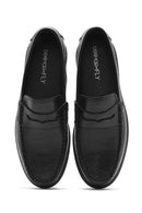Men's Black Leather Casual Loafer | Derimod Men's Black Leather Casual Loafer | Derimod