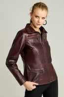 VERA WOMEN'S LEATHER JACKET | Derimod VERA WOMEN'S LEATHER JACKET | Derimod