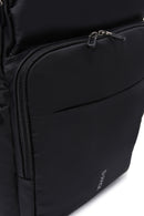 D-Pack Unisex Black Technological Fabric Backpack | Derimod D-Pack Unisex Black Technological Fabric Backpack | Derimod