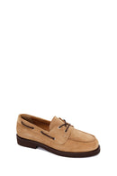 Woman Camel Lace-up Suede Casual Shoes | Derimod Woman Camel Lace-up Suede Casual Shoes | Derimod