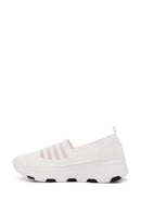 Derimod Zero Women's White Fabric Casual Sneakers | Derimod Derimod Zero Women's White Fabric Casual Sneakers | Derimod