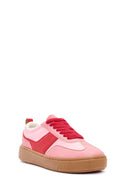 ACBC x Derimod Kadın Pembe Bağcıklı Süet Sneaker | Derimod ACBC x Derimod Kadın Pembe Bağcıklı Süet Sneaker | Derimod