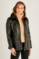 Mira (plus) Women's Black Coat | Derimod Mira (plus) Women's Black Coat | Derimod