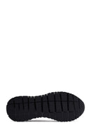 Erkek Siyah Bağcıklı Deri Casual Sneaker | Derimod Erkek Siyah Bağcıklı Deri Casual Sneaker | Derimod