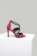 Suede Women's Heeled Sandals | Derimod Suede Women's Heeled Sandals | Derimod
