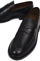 Men's Black Leather Casual Loafer | Derimod Men's Black Leather Casual Loafer | Derimod