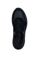 Geox Men's Black Sterrato Nubuck Leather Boots | Derimod Geox Men's Black Sterrato Nubuck Leather Boots | Derimod