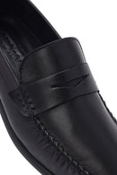 Men's Black Leather Casual Loafer | Derimod Men's Black Leather Casual Loafer | Derimod