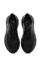 Erkek Siyah Deri Sneaker | Derimod Erkek Siyah Deri Sneaker | Derimod