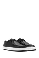 Men's Black Lace-up Leather Casual Shoes | Derimod Men's Black Lace-up Leather Casual Shoes | Derimod