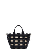 Woman Black Long Strap Knitted Shoulder Bag | Derimod Woman Black Long Strap Knitted Shoulder Bag | Derimod