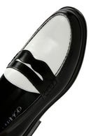 Women's Black Leather Masculine Loafer | Derimod Women's Black Leather Masculine Loafer | Derimod