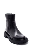 Women's Leather Matte Zipper Boots | Derimod Women's Leather Matte Zipper Boots | Derimod