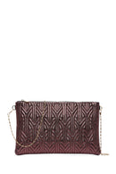 Women's Copper Quilted Portfolio Bag | Derimod Women's Copper Quilted Portfolio Bag | Derimod