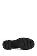 Women's Black Lace-Up Thick Heel Leather Masculine Classic Shoes | Derimod Women's Black Lace-Up Thick Heel Leather Masculine Classic Shoes | Derimod