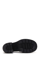 Kadın Siyah Deri Topuklu Loafer | Derimod Kadın Siyah Deri Topuklu Loafer | Derimod