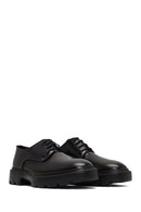 Men's Black Lace-up Leather Casual Shoes | Derimod Men's Black Lace-up Leather Casual Shoes | Derimod