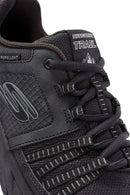 Skechers Men's Black Escape Plan Lace-Up Sneakers | Derimod Skechers Men's Black Escape Plan Lace-Up Sneakers | Derimod
