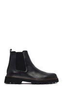 Male Black Leather Chelsea Boots | Derimod Male Black Leather Chelsea Boots | Derimod