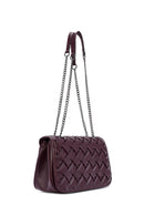 Women's Burgundy Long Strap Crossbody Bag | Derimod Women's Burgundy Long Strap Crossbody Bag | Derimod