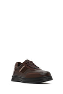 Men's Brown Lace-Up Leather Casual Sneaker | Derimod Men's Brown Lace-Up Leather Casual Sneaker | Derimod