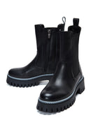 Women's Zippered Leather Boots | Derimod Women's Zippered Leather Boots | Derimod