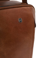 Male Brown Mini Leather Handbag | Derimod Male Brown Mini Leather Handbag | Derimod