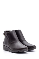 Women's Leather Wedge Heeled Boots | Derimod Women's Leather Wedge Heeled Boots | Derimod