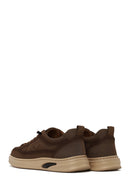 Derimod Zero Male Brown Lace-up Thick-soled Fabric Sneaker | Derimod Derimod Zero Male Brown Lace-up Thick-soled Fabric Sneaker | Derimod