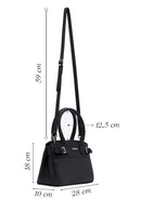 Women's Black Long Strap Classic Handbag | Derimod Women's Black Long Strap Classic Handbag | Derimod