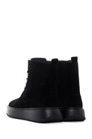 Men's Black Suede Leather Casual Boots | Derimod Men's Black Suede Leather Casual Boots | Derimod