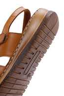 Kadın Taba Deri Comfort Sandalet | Derimod Kadın Taba Deri Comfort Sandalet | Derimod