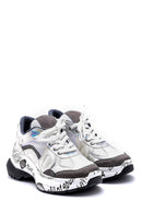 Women's Patterned Leather Sneaker | Derimod Women's Patterned Leather Sneaker | Derimod
