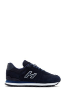 Hammer Jack Erkek Lacivert Peru Süet Deri Sneaker | Derimod Hammer Jack Erkek Lacivert Peru Süet Deri Sneaker | Derimod