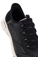 Skechers Women Black Glide Lace-Up Thick Sole Fabric Sneaker | Derimod Skechers Women Black Glide Lace-Up Thick Sole Fabric Sneaker | Derimod