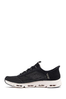 Skechers Women Black Glide Lace-Up Thick Sole Fabric Sneaker | Derimod Skechers Women Black Glide Lace-Up Thick Sole Fabric Sneaker | Derimod