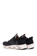 Skechers Women Black Glide Lace-Up Thick Sole Fabric Sneaker | Derimod Skechers Women Black Glide Lace-Up Thick Sole Fabric Sneaker | Derimod