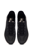 Skechers Women Black Glide Lace-Up Thick Sole Fabric Sneaker | Derimod Skechers Women Black Glide Lace-Up Thick Sole Fabric Sneaker | Derimod