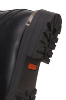 Harley Davidson Male Black Coro Zip Closure Leather Combat Boots | Derimod Harley Davidson Male Black Coro Zip Closure Leather Combat Boots | Derimod
