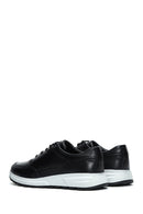 Men's Black Leather Sneaker | Derimod Men's Black Leather Sneaker | Derimod