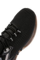 Derimod Zero Men's Black Lace-Up Thick Soled Fabric Sneaker | Derimod Derimod Zero Men's Black Lace-Up Thick Soled Fabric Sneaker | Derimod