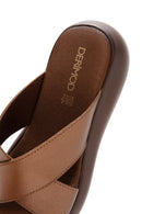 Women's Bronze Comfort Slippers | Derimod Women's Bronze Comfort Slippers | Derimod