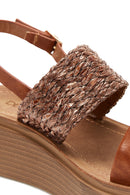Women's Tan Thick Soled Sandals | Derimod Women's Tan Thick Soled Sandals | Derimod