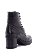 Women's Lace-up Leather Boots | Derimod Women's Lace-up Leather Boots | Derimod